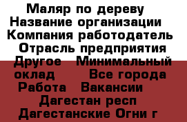 Маляр по дереву › Название организации ­ Компания-работодатель › Отрасль предприятия ­ Другое › Минимальный оклад ­ 1 - Все города Работа » Вакансии   . Дагестан респ.,Дагестанские Огни г.